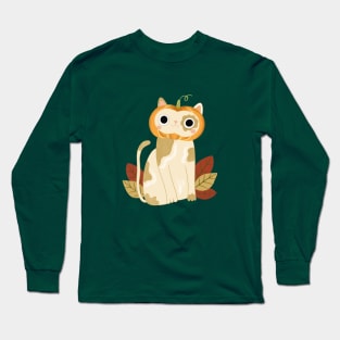 Pumpkin cat Long Sleeve T-Shirt